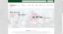 Desktop Screenshot of kpmstaffing.com